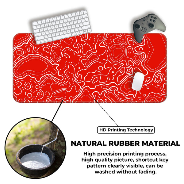 Topographic Deskmat