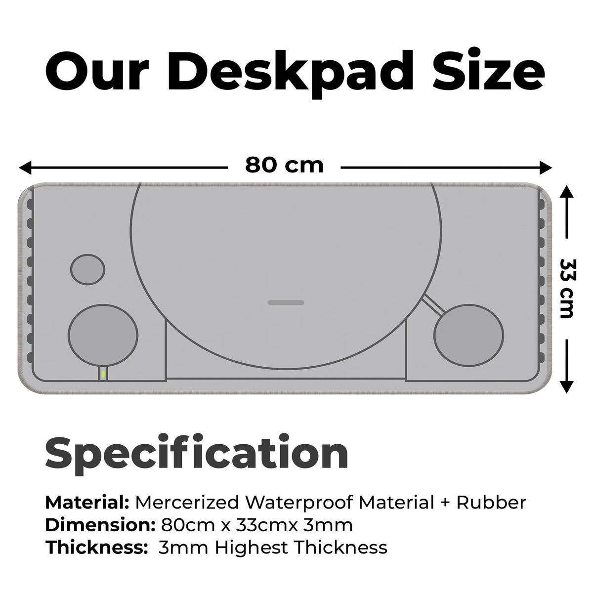 Retro Gaming Console Deskmat