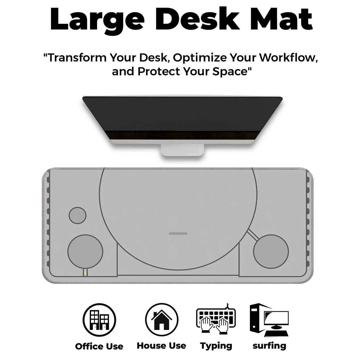 Retro Gaming Console Deskmat