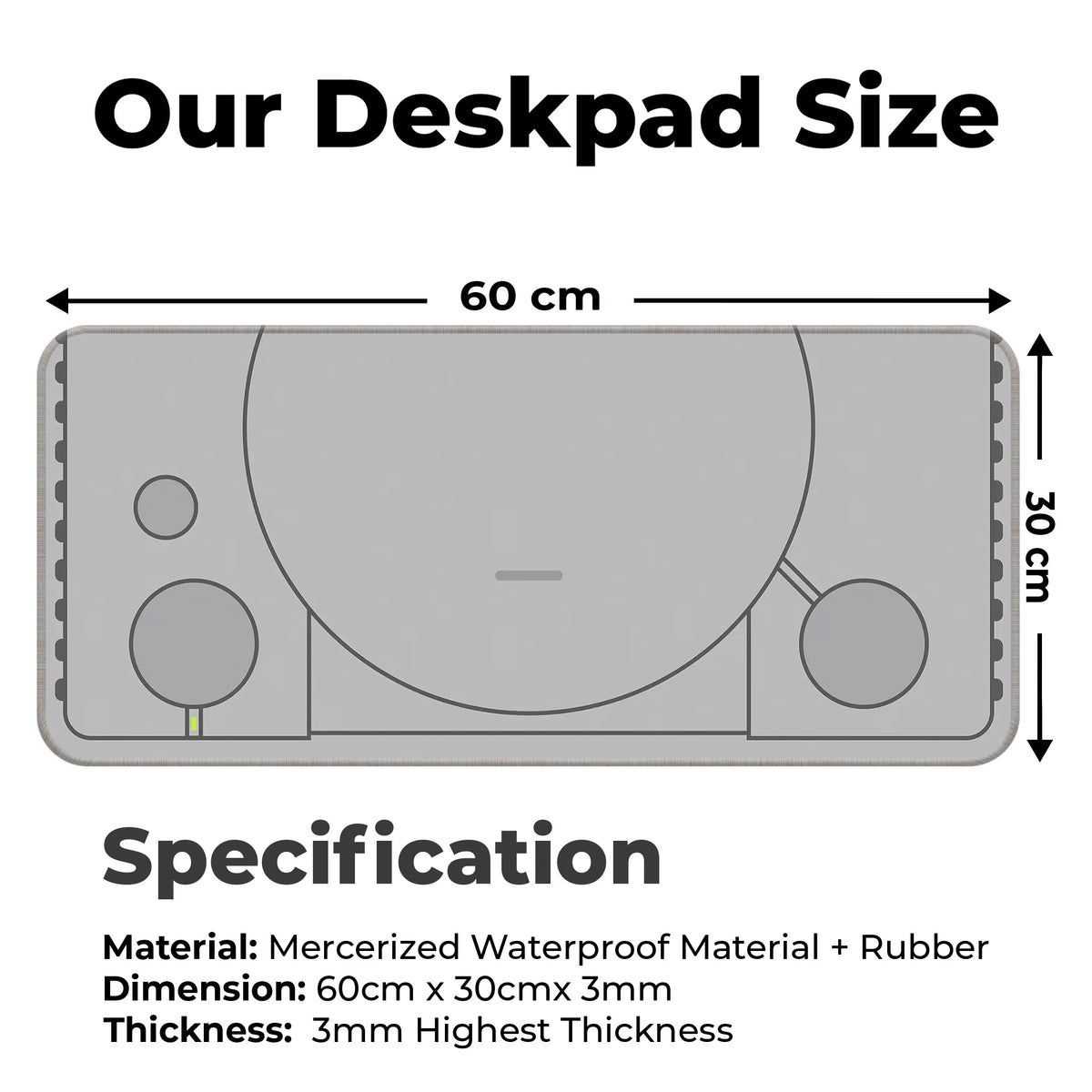 Retro Gaming Console Deskmat