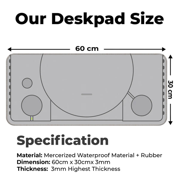 Retro Gaming Console Deskmat