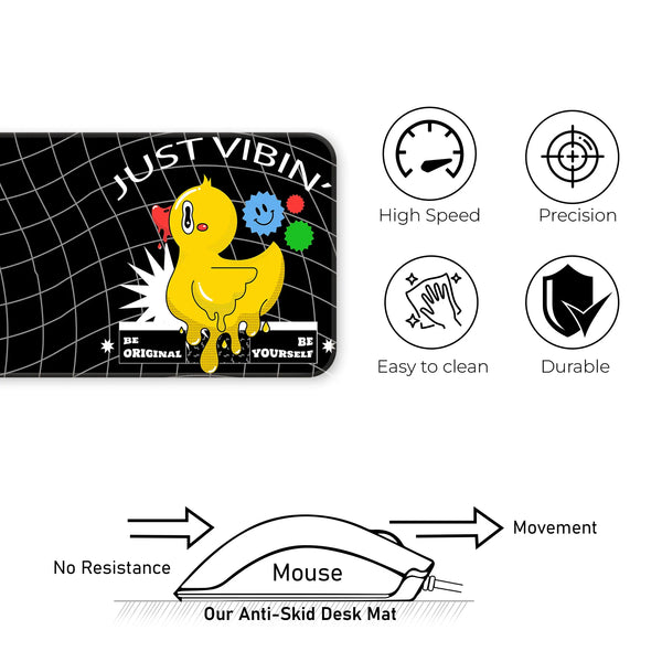 Just Vibin Duck Deskmat