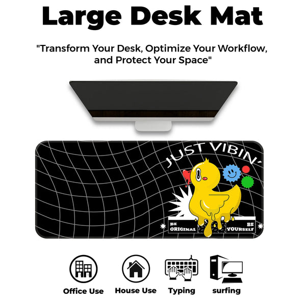 Just Vibin Duck Deskmat