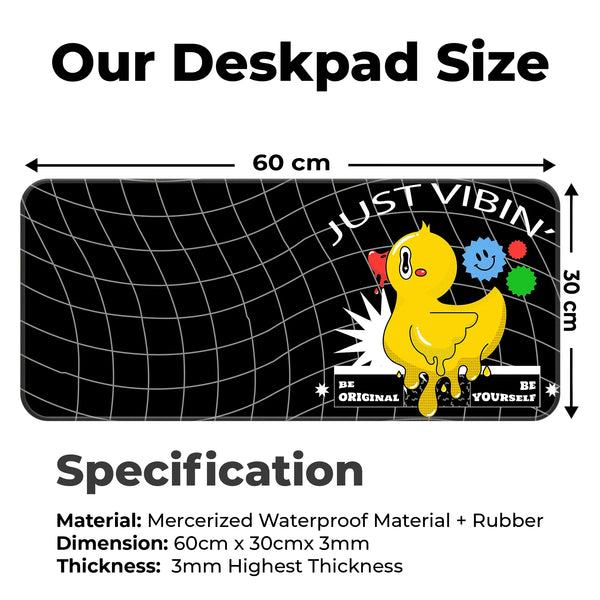 Just Vibin Duck Deskmat