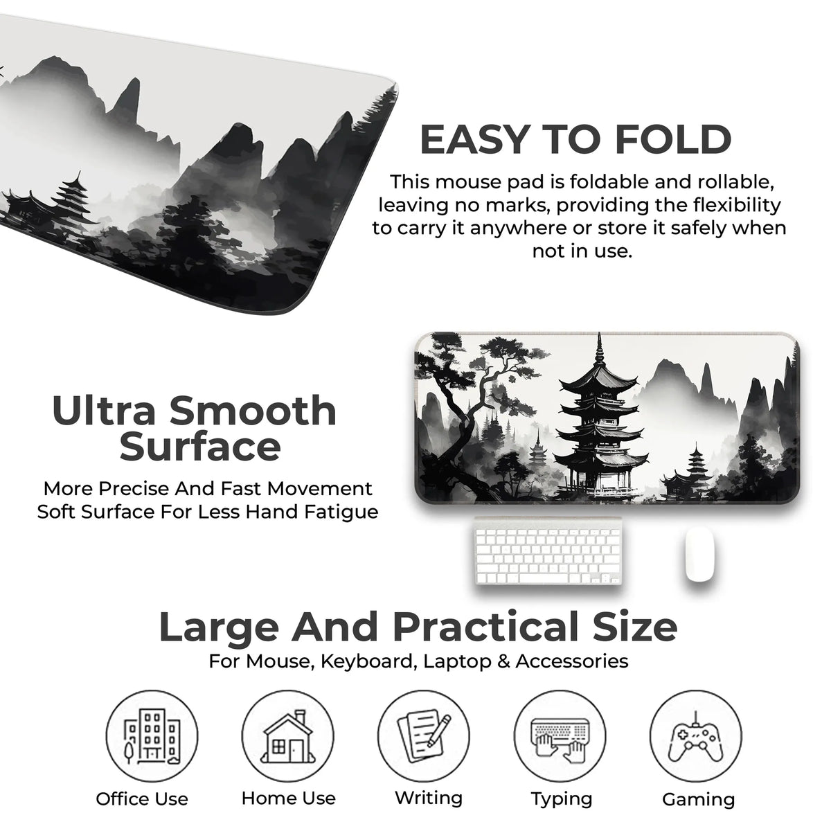 Zen Temple Deskmat