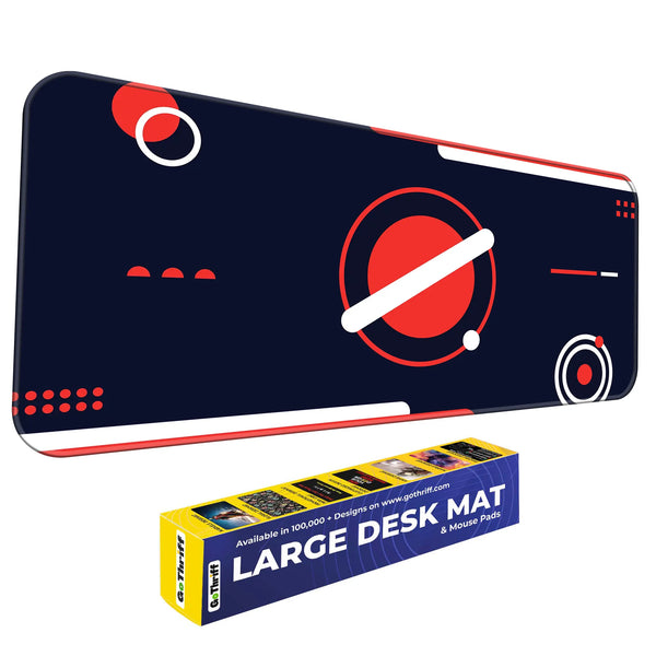 Red Orbit Geometric Deskmat