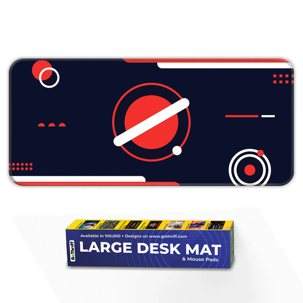 Red Orbit Geometric Deskmat