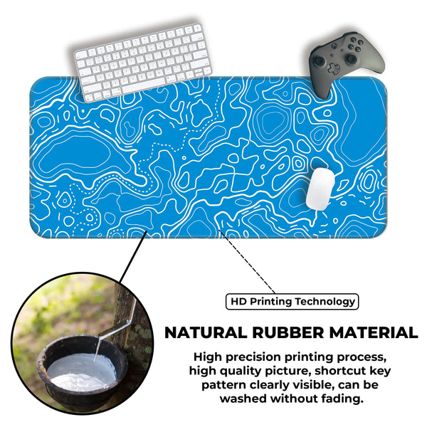 Topographic Deskmat