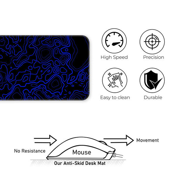 Topographic Deskmat