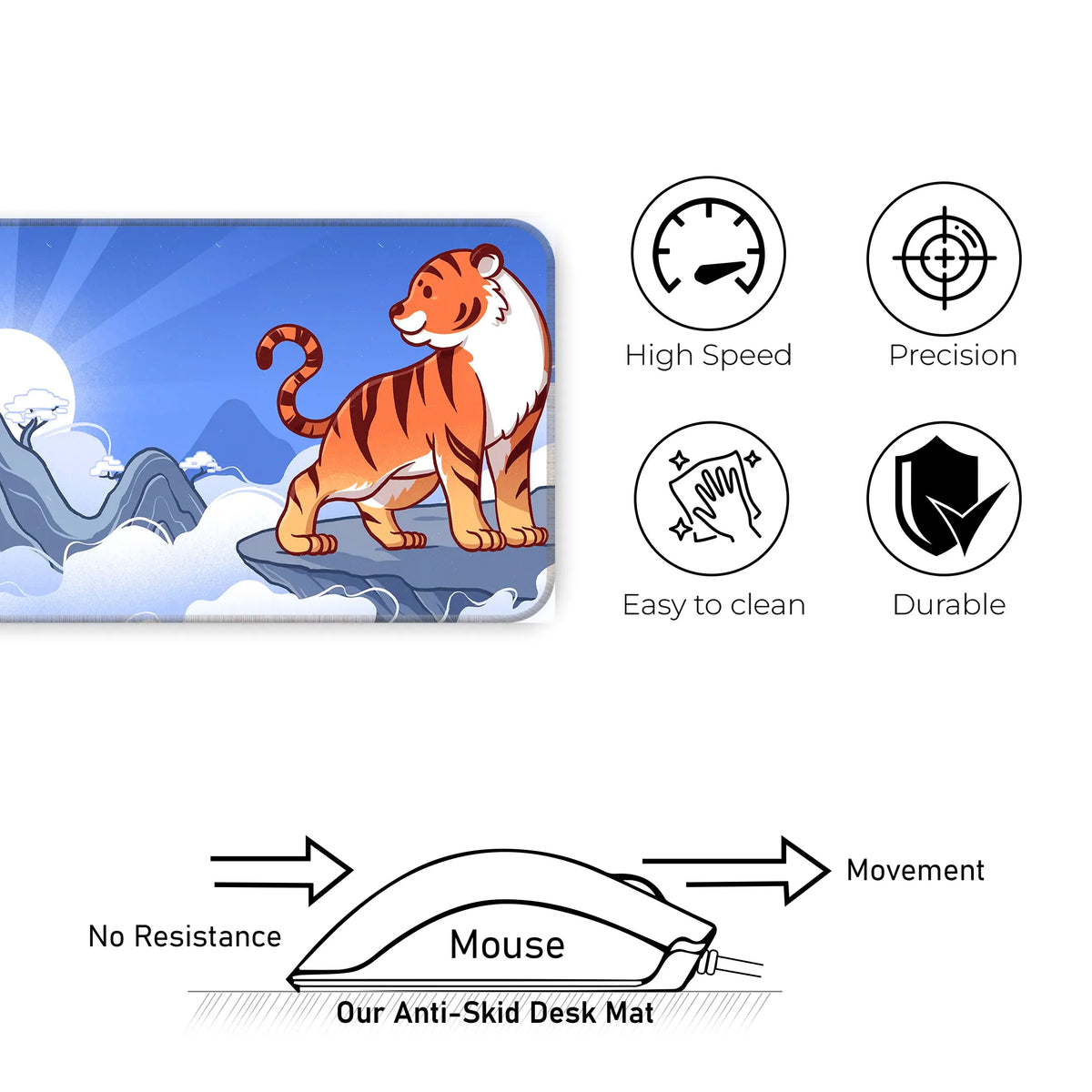 Tiger Sun Deskmat