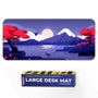 Japanese Sunset Mountain Deskmat