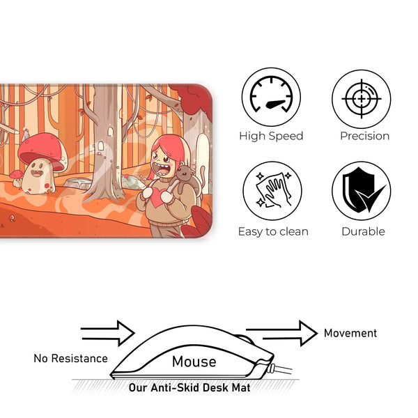 Whimsical Forest Deskmat