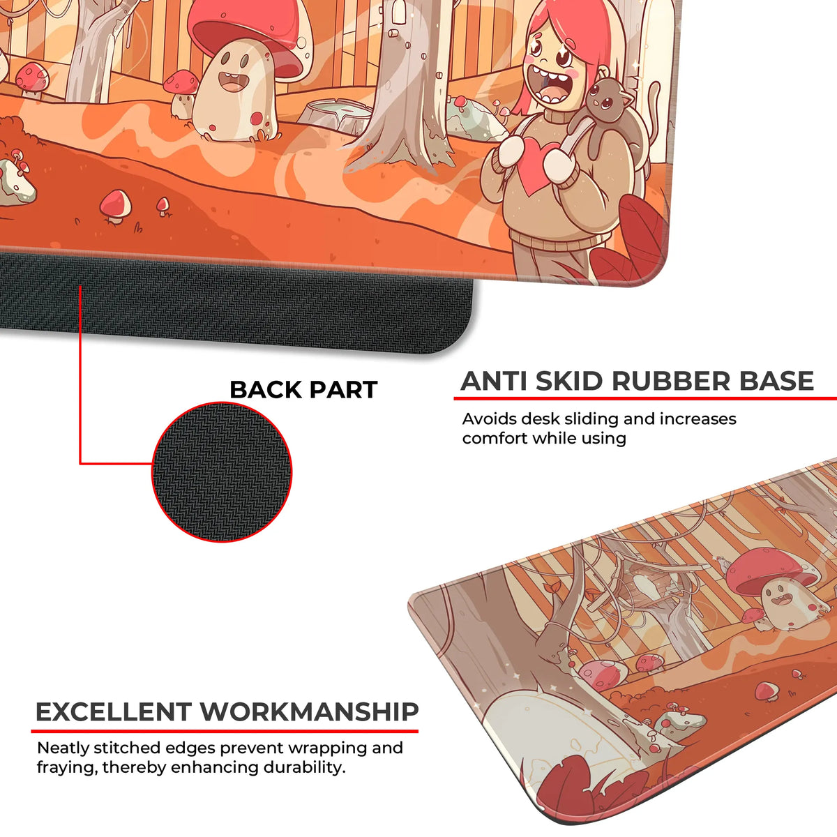 Whimsical Forest Deskmat