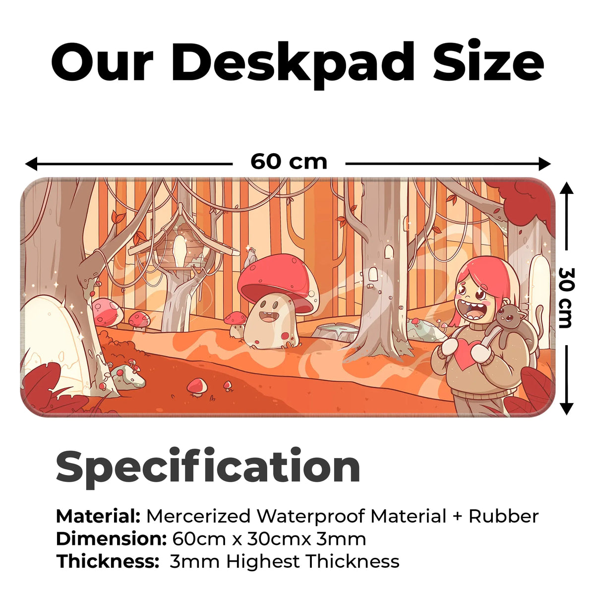 Whimsical Forest Deskmat