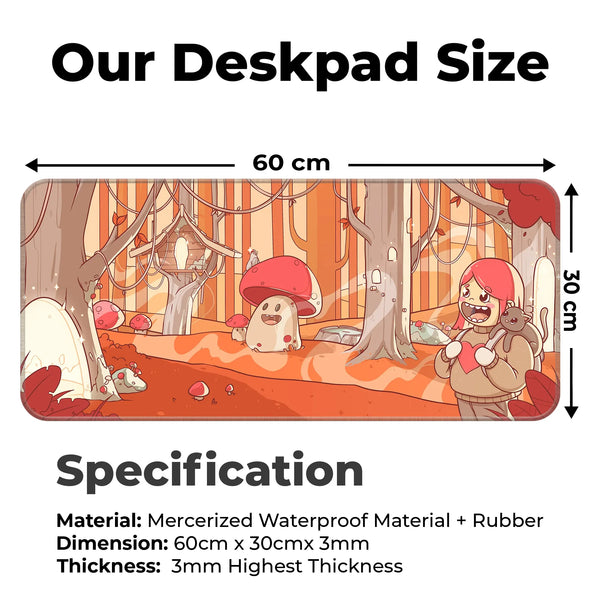 Whimsical Forest Deskmat
