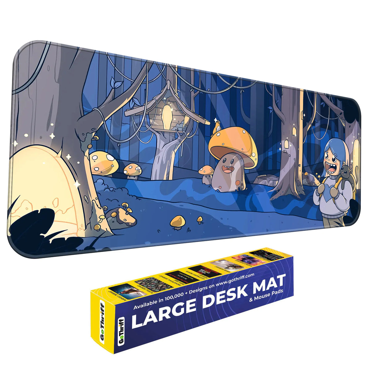 Whimsical Forest Deskmat