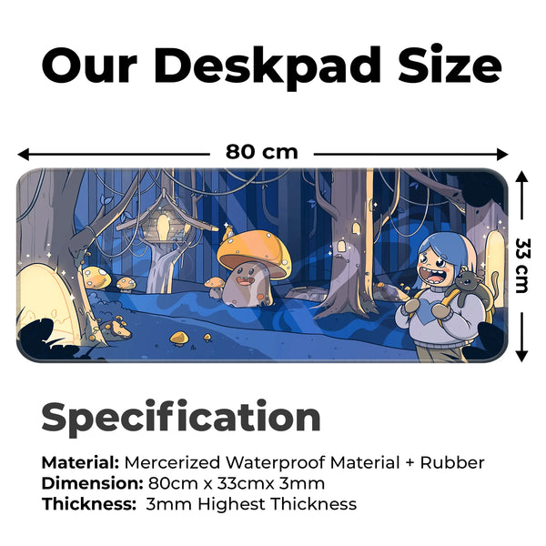 Whimsical Forest Deskmat