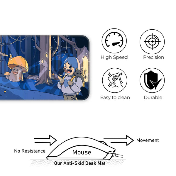 Whimsical Forest Deskmat