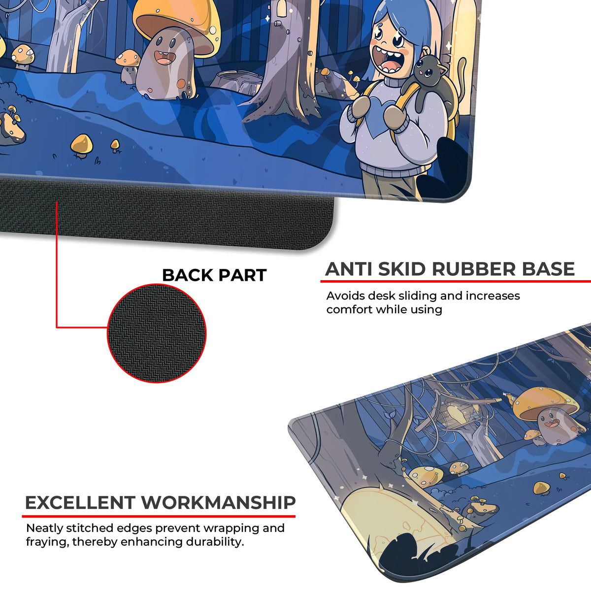 Whimsical Forest Deskmat