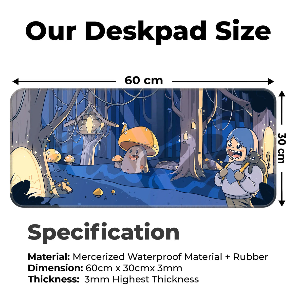 Whimsical Forest Deskmat