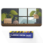 Cute Plant Friends Deskmat