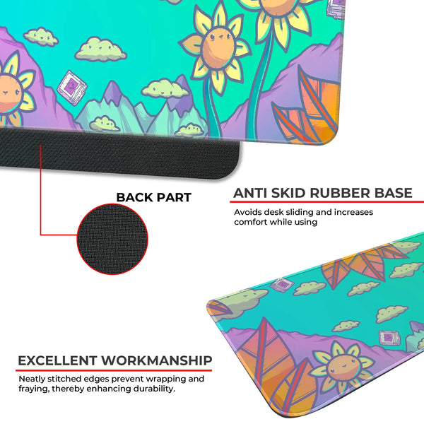 Kawaii Sunflower Deskmat