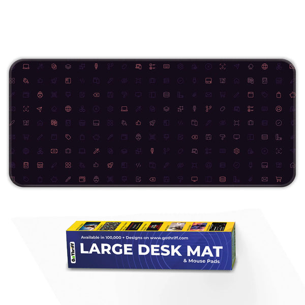 Cyber UI Icons Deskmat