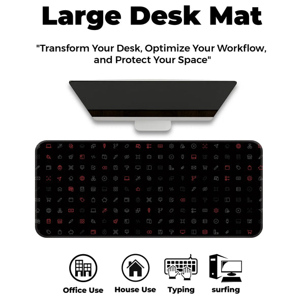 Cyber UI Icons Deskmat