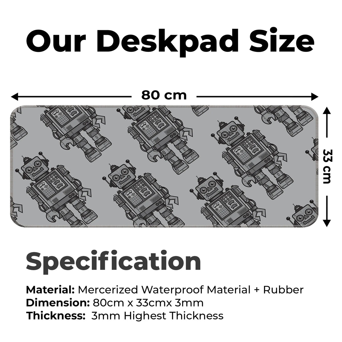 Retro Robot Deskmat