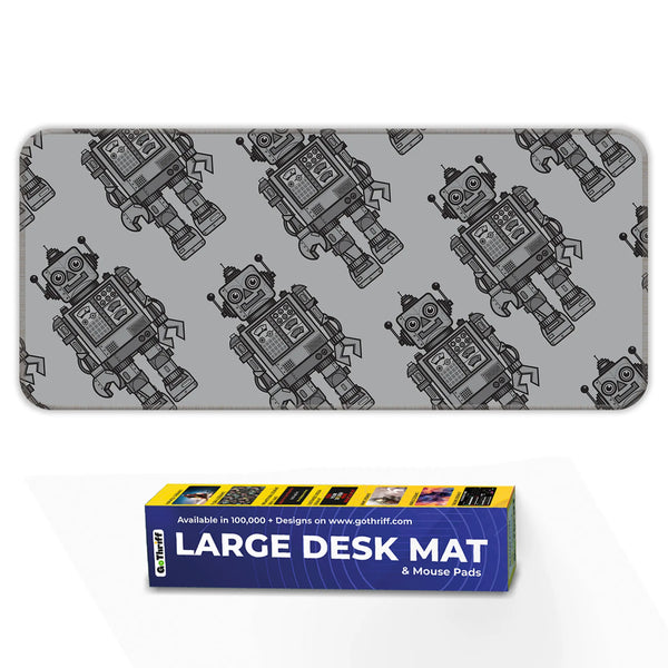 Retro Robot Deskmat