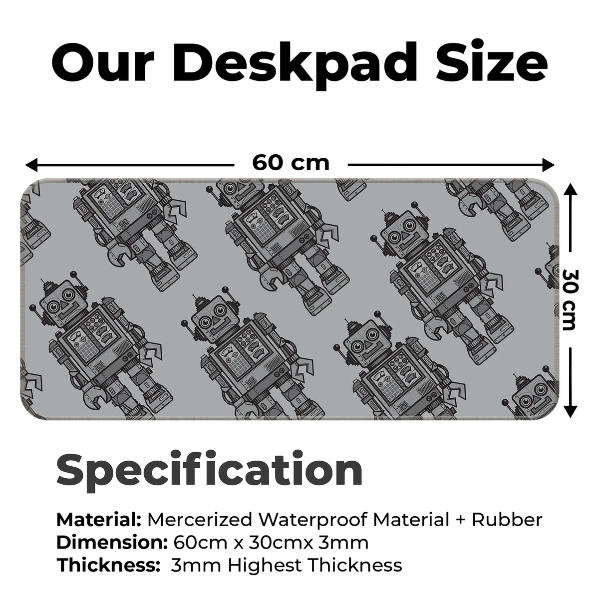 Retro Robot Deskmat