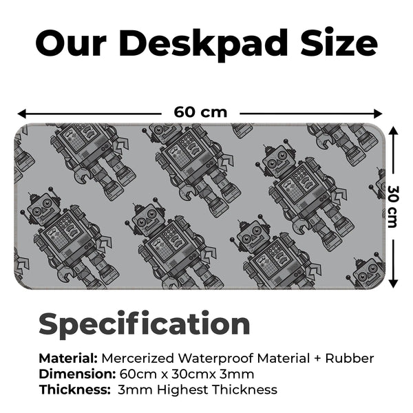 Retro Robot Deskmat