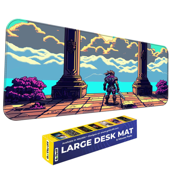 Pixel Art Cat Deskmat