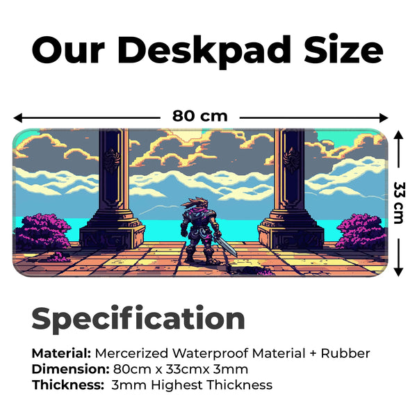 Pixel Art Cat Deskmat