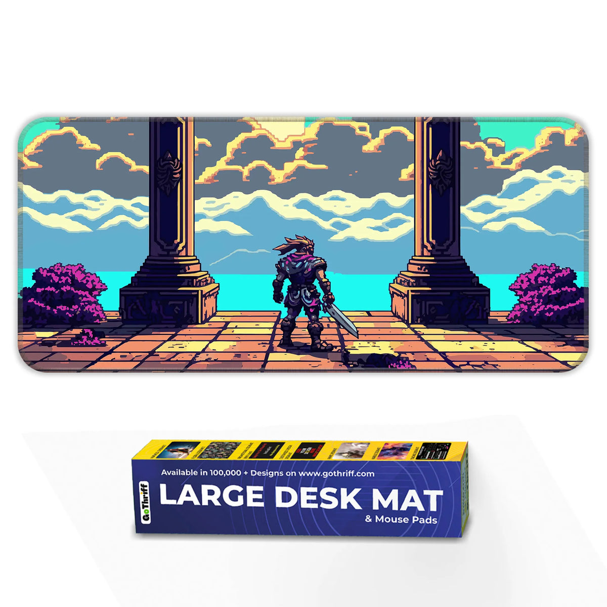 Pixel Art Cat Deskmat