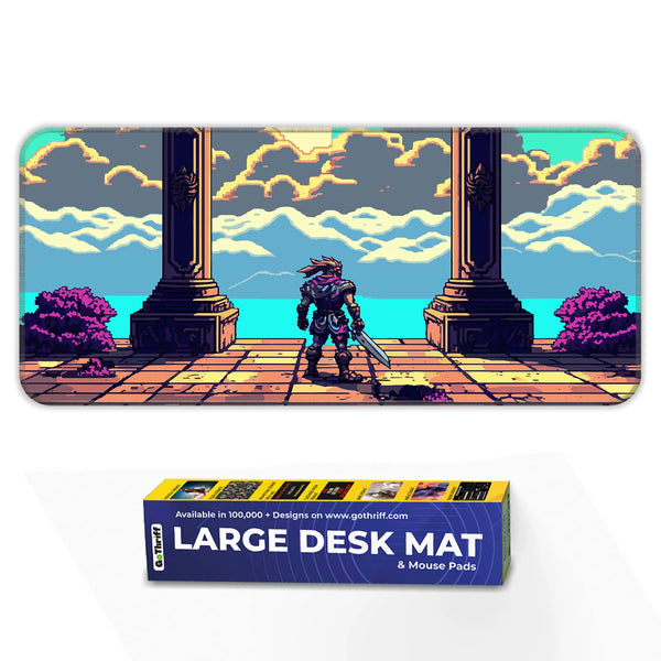 Pixel Art Cat Deskmat