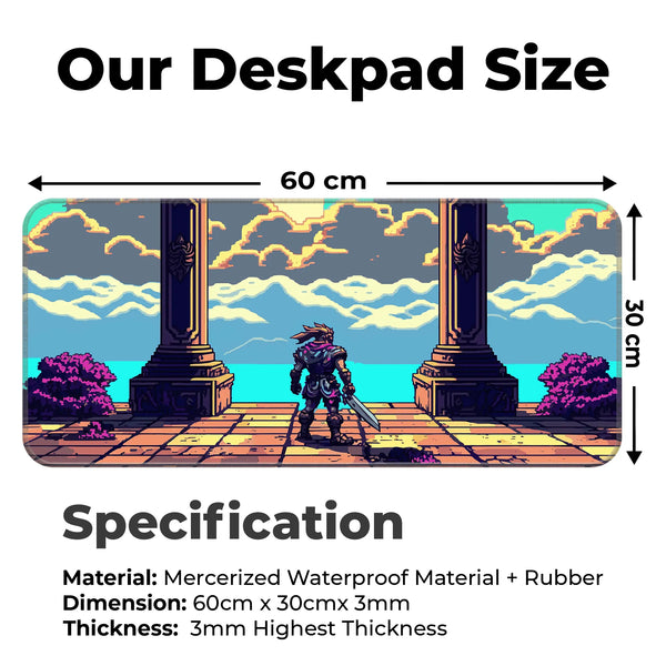 Pixel Art Cat Deskmat
