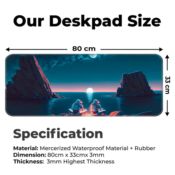 Astonauts Rocks Deskmat