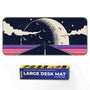 Retro Moon Road Deskmat