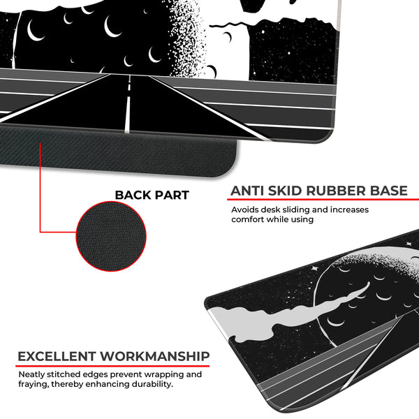 Retro Moon Road Deskmat
