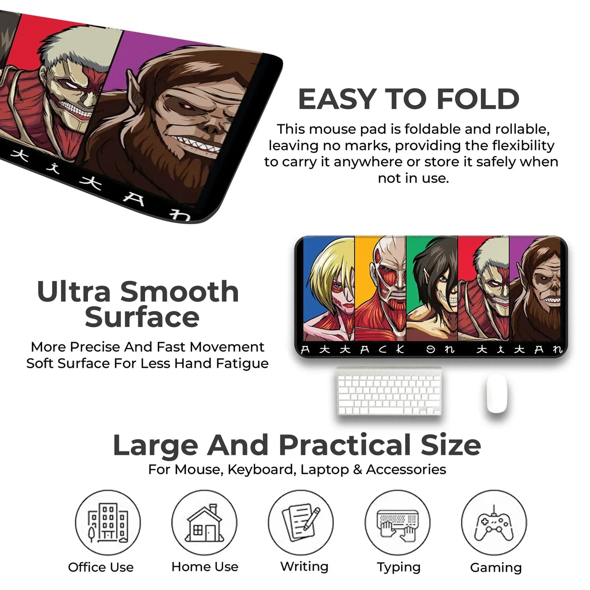 Attack On Titan Deskmat