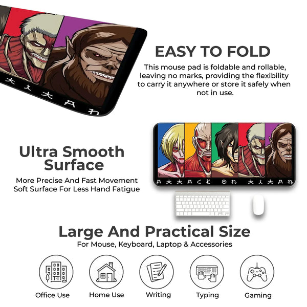 Attack On Titan Deskmat