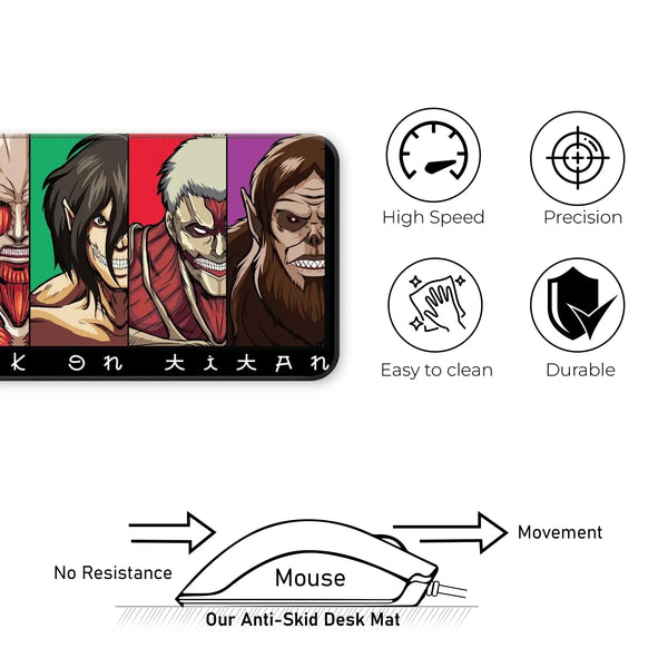 Attack On Titan Deskmat