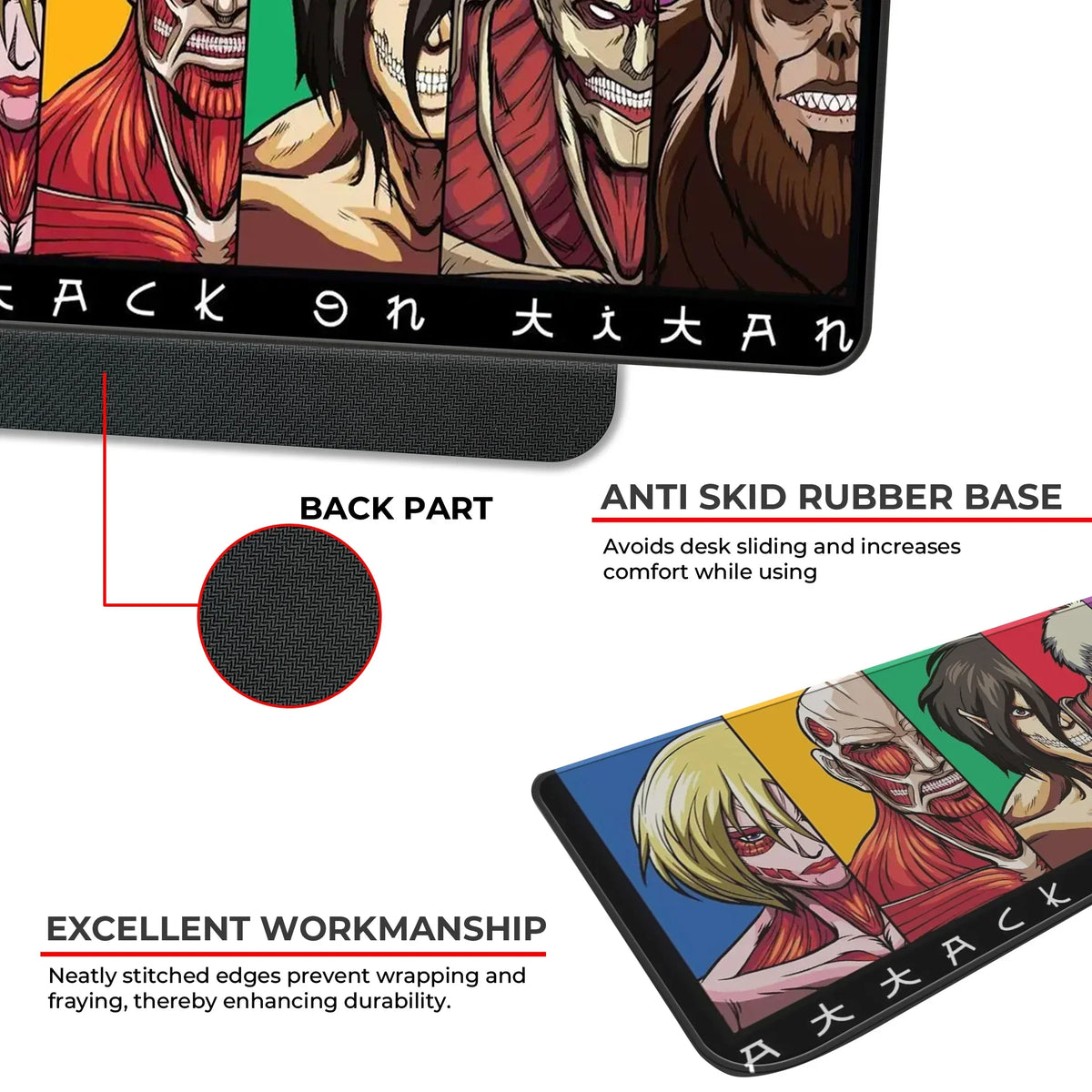 Attack On Titan Deskmat