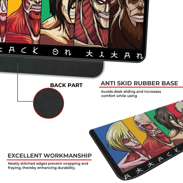 Attack On Titan Deskmat
