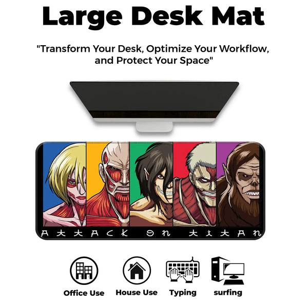 Attack On Titan Deskmat