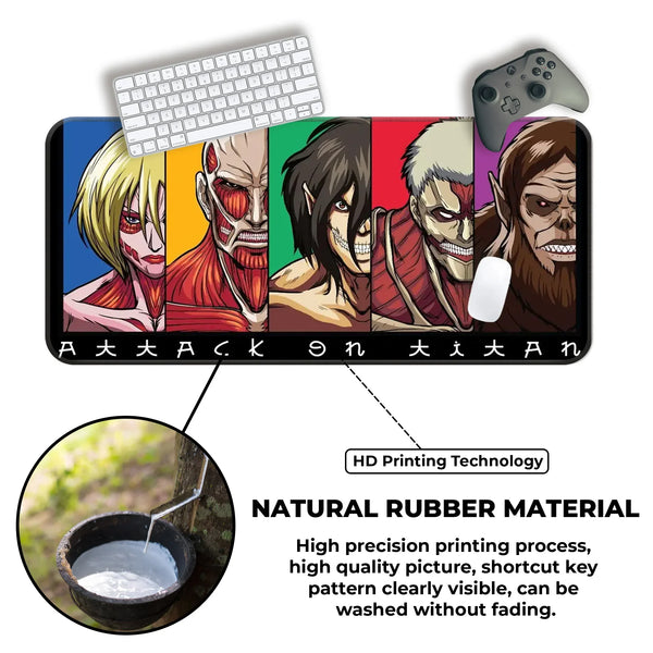 Attack On Titan Deskmat