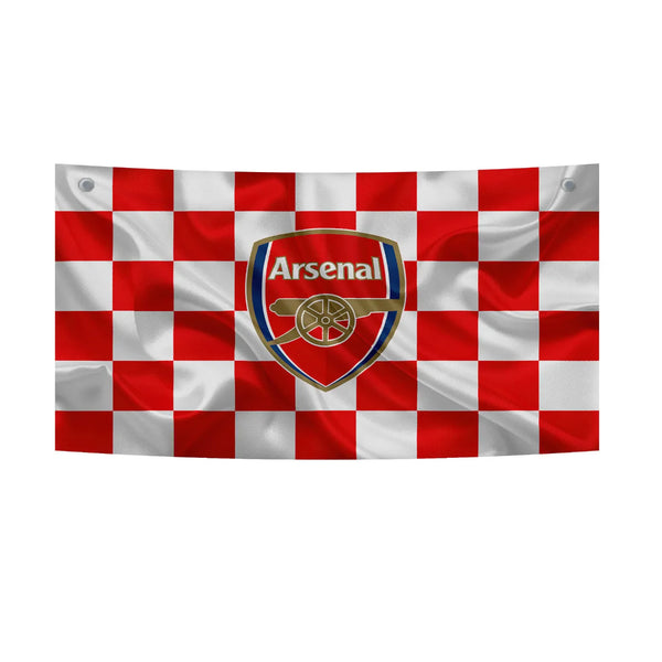Checkered Arsenal Pride – Red White Retro Edition Tapestry