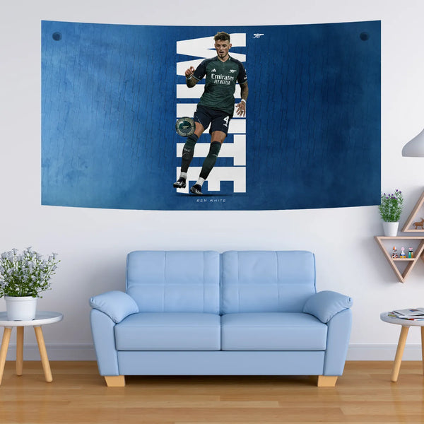 Ben White Arsenal – Blue Power Edition Tapestry