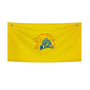 CSK Lion Emblem – Bold Yellow Legacy Design Tapestry